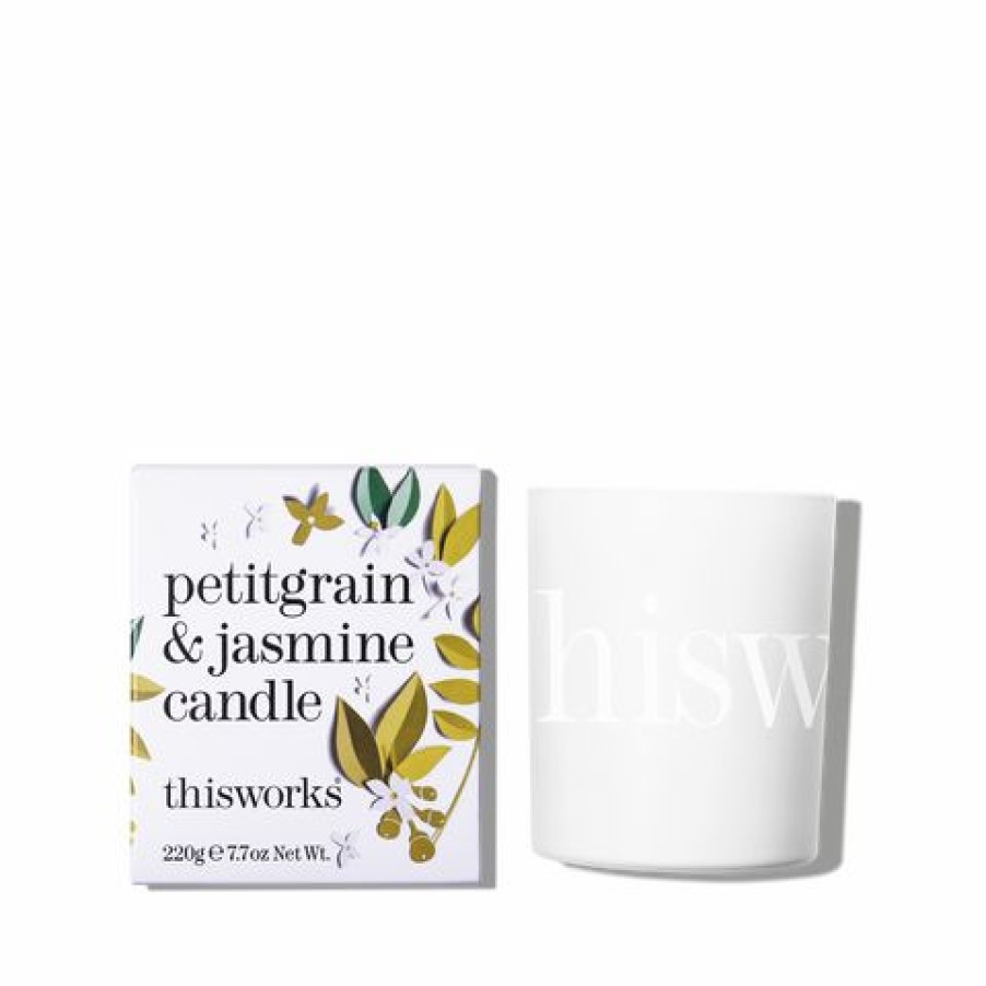 Bath & Home This Works | Petitgrain & Jasmine Candle