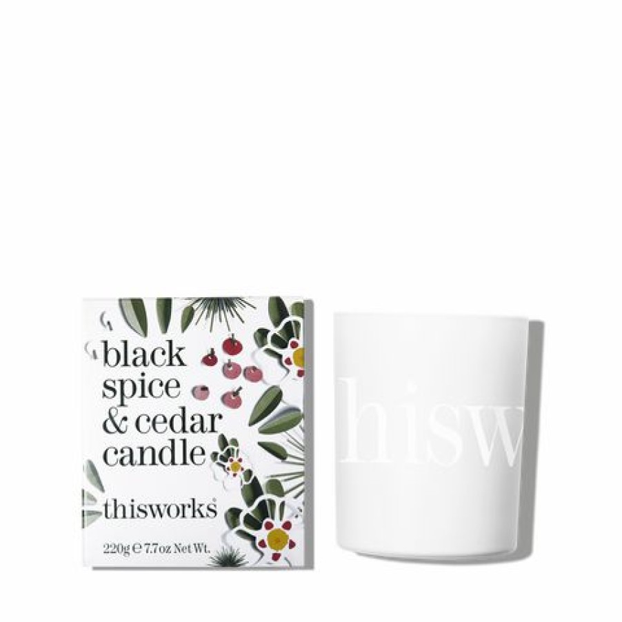 Bath & Home This Works | Black Spice & Cedar Candle